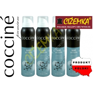 4x COCCINE 150 ml NANO DEZODORANT odświeżacz do BUTÓW