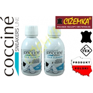 2x COCCINE SNEAKERS SOLE CLEANER DO CZYSZCZENIA I OCHRONY BIAŁYCH PODESZW 125 ml
