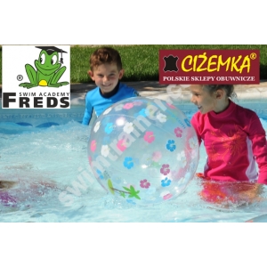 FREDS SWIM ACADEMY SUN & FUN SWIMTRAINER PIŁKA DO WODY DMUCHANA HIBISKUS 40 cm