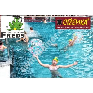 FREDS SWIM ACADEMY SUN & FUN SWIMTRAINER PIŁKA DO WODY DMUCHANA HIBISKUS 40 cm