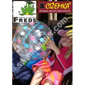 FREDS SWIM ACADEMY SUN & FUN SWIMTRAINER PIŁKA DO WODY DMUCHANA HIBISKUS 40 cm