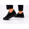 TENISÓWKI WSUWANE TRAMPKI sneakersy DAMSKIE 016 CZARNE z BIAŁĄ PODESZWĄ