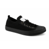 TENISÓWKI WSUWANE TRAMPKI sneakersy DAMSKIE 016 CZARNE z BIAŁĄ PODESZWĄ