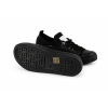 TENISÓWKI WSUWANE TRAMPKI sneakersy DAMSKIE 016 CZARNE z BIAŁĄ PODESZWĄ