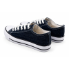 TRAMPKI KLASYCZNE WIĄZANE sneakersy DAMSKIE 016 JEANS z BIAŁĄ PODESZWĄ