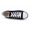 TRAMPKI KLASYCZNE WIĄZANE sneakersy DAMSKIE 016 JEANS z BIAŁĄ PODESZWĄ