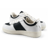 Damskie Sneakersy Biało-Czarne na Grubszej Podeszwie Sportowe Buty Casual 1418