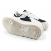 Damskie Sneakersy Biało-Czarne na Grubszej Podeszwie Sportowe Buty Casual 1418