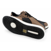 Damskie sneakersy MarioEmilio 1427 czekolada brązowo-czarne z kontrastową podeszwą model casual