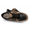 Damskie sneakersy MarioEmilio 1427 czekolada brązowo-czarne z kontrastową podeszwą model casual