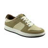 Damskie sneakersy MarioEmilio 1427 beżowo-khaki z kontrastową podeszwą model casual