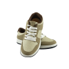 Damskie sneakersy MarioEmilio 1427 beżowo-khaki z kontrastową podeszwą model casual