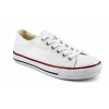 TRAMPKI KLASYCZNE WIĄZANE sneakersy MESKIE 016 BIAŁE z BIAŁĄ PODESZWĄ