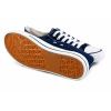 TRAMPKI KLASYCZNE WIĄZANE sneakersy MESKIE 016 GRANATOWE NAVY z BIAŁĄ PODESZWĄ