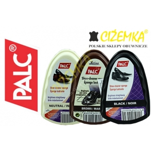 PALC Gąbka CZYŚCIK pasta POŁYSK do butów 3 kolory