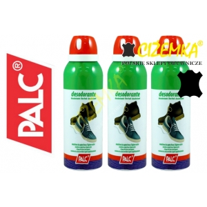 3x PALC DEZODORANT odświeżacz DO OBUWIA 125 ml SPRAY