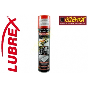 PALC LUBREX PREPARAT DO DEZYNFEKCJI MASZYN NARZĘDZI KLAWIATUR ELEKTRONIKI ALKOHOL 70% 400 ml