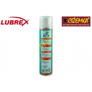 PALC LUBREX PREPARAT DO DEZYNFEKCJI TKANIN UBRAŃ POŚCIELI DYWANÓW ALKOHOL 70% 400 ml