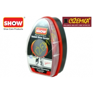 SHOW CZYŚCIK GĄBKA NABŁYSZCZAJĄCA DO SKÓRY LICOWEJ CZARNY BEZBARWNY BRĄZOWY