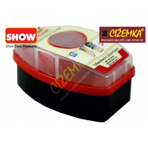 SHOW CZYŚCIK GĄBKA NABŁYSZCZAJĄCA DO SKÓRY LICOWEJ CZARNY BEZBARWNY BRĄZOWY