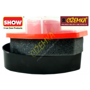 SHOW CZYŚCIK GĄBKA NABŁYSZCZAJĄCA DO SKÓRY LICOWEJ CZARNY BEZBARWNY BRĄZOWY