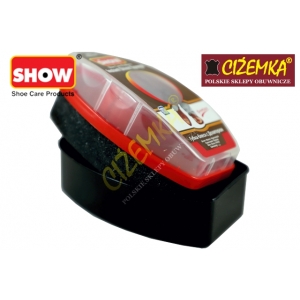 SHOW CZYŚCIK GĄBKA NABŁYSZCZAJĄCA DO SKÓRY LICOWEJ CZARNY BEZBARWNY BRĄZOWY