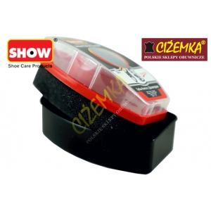 SHOW CZYŚCIK GĄBKA NABŁYSZCZAJĄCA DO SKÓRY LICOWEJ CZARNY BEZBARWNY BRĄZOWY