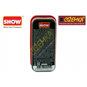 SHOW CZYŚCIK GĄBKA NABŁYSZCZAJĄCA MAXI DO SKÓRY LICOWEJ BEZBARWNA CZARNA