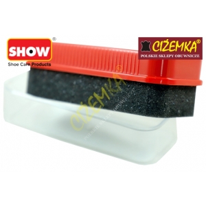 SHOW CZYŚCIK GĄBKA NABŁYSZCZAJĄCA MAXI DO SKÓRY LICOWEJ BEZBARWNA CZARNA