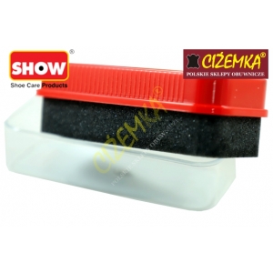 SHOW CZYŚCIK GĄBKA NABŁYSZCZAJĄCA MAXI DO SKÓRY LICOWEJ BEZBARWNA CZARNA