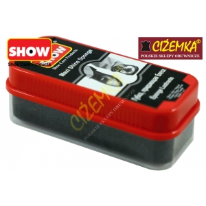 SHOW CZYŚCIK GĄBKA NABŁYSZCZAJĄCA MAXI DO SKÓRY LICOWEJ BEZBARWNA CZARNA