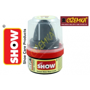 SHOW PASTA krem woskowa SAMOPOŁYSKOWA 2w1 DO SKÓR butów