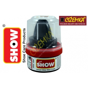SHOW PASTA krem woskowa SAMOPOŁYSKOWA 2w1 DO SKÓR butów