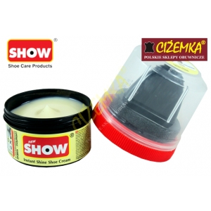 SHOW PASTA krem woskowa SAMOPOŁYSKOWA 2w1 DO SKÓR butów