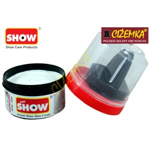 SHOW PASTA krem woskowa SAMOPOŁYSKOWA 2w1 DO SKÓR butów