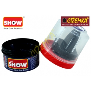 SHOW PASTA krem woskowa SAMOPOŁYSKOWA 2w1 DO SKÓR butów