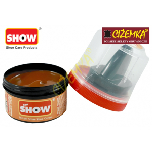 SHOW PASTA krem woskowa SAMOPOŁYSKOWA 2w1 DO SKÓR butów