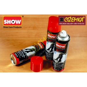 SHOW WODOODPORNY RENOWATOR FARBA DO SKÓRY LICOWEJ MEBLI BUTÓW CZARNY 250ml