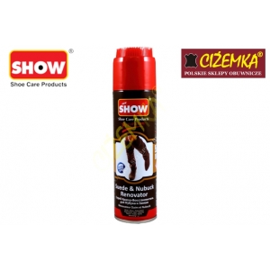 SHOW WODOODPORNY RENOWATOR FARBA DO ZAMSZU I NUBUKU 220-250 ml