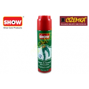 SHOW WODOODPORNY RENOWATOR FARBA DO ZAMSZU I NUBUKU 220-250 ml