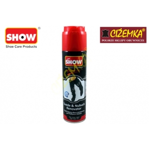 SHOW WODOODPORNY RENOWATOR FARBA DO ZAMSZU I NUBUKU 220-250 ml