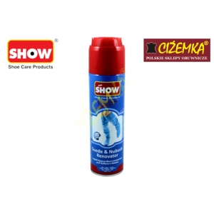 SHOW WODOODPORNY RENOWATOR FARBA DO ZAMSZU I NUBUKU 220-250 ml
